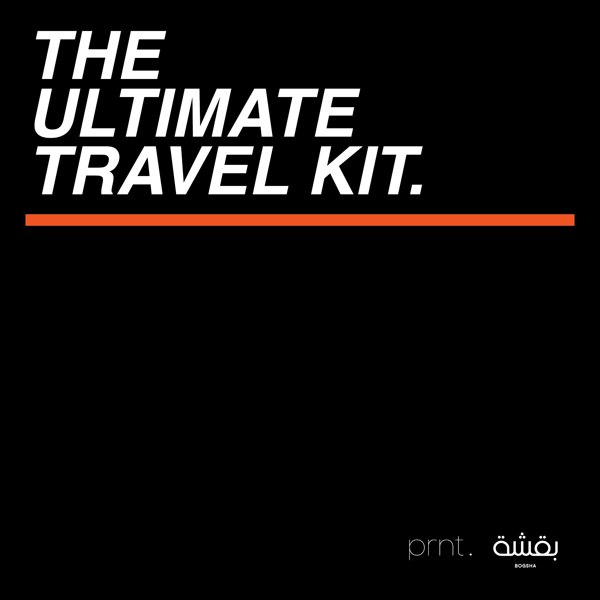 Print Collaboration Ultimate Travel Kit