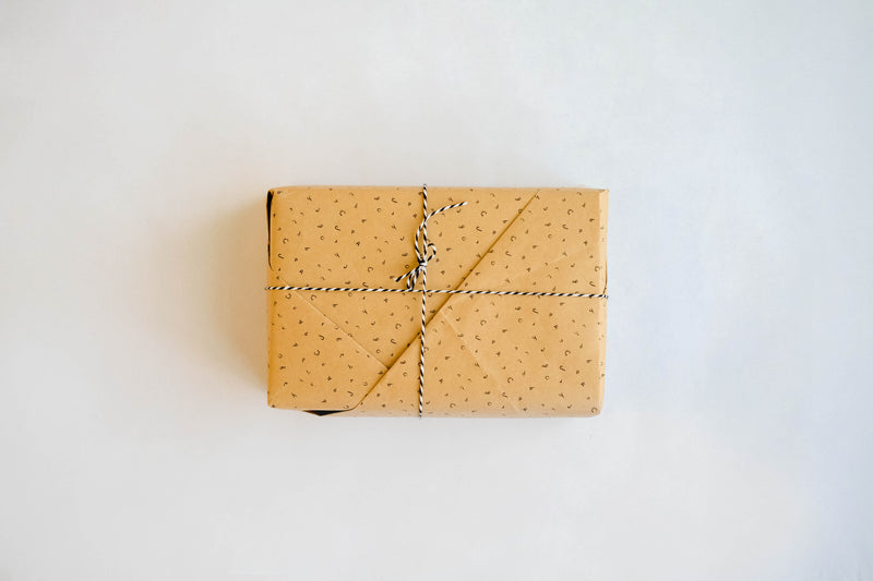 Letters X Ghazal Wrapping Paper