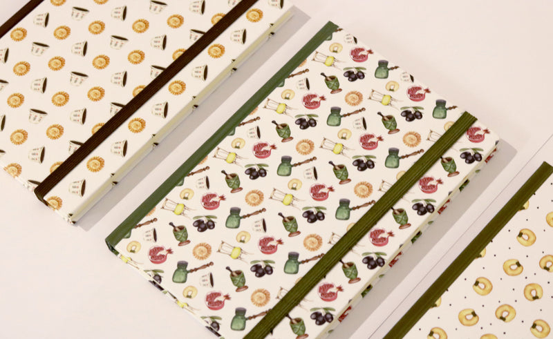 Mixed elements X Ghazal Notebook